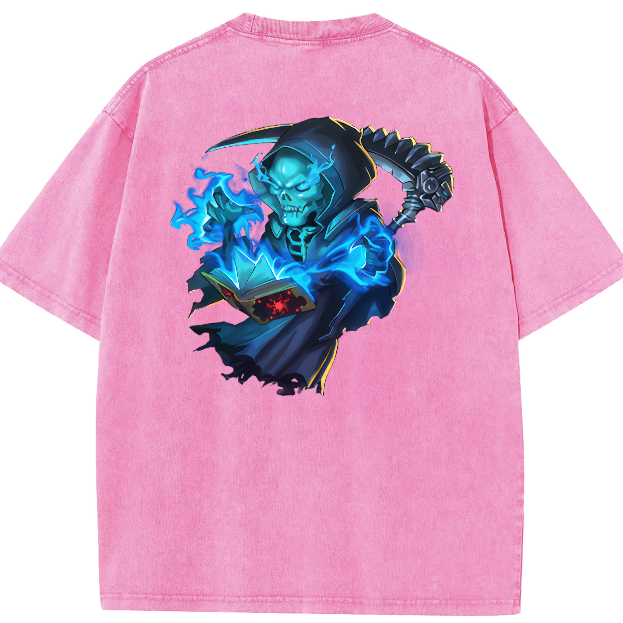 リーグ・オブ・レジェンド League of Legends LOL 綿100% ヴィンテージ風 半袖Tシャツ（背面プリント）